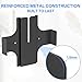 Slim Wall Mount for Sonos Amp Mount Bracket, Black Steel Mount for Sonos Wireless Amplifier Mounting Bracket