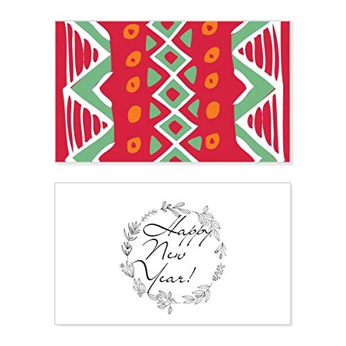 Tarjeta de felicitación de Año Nuevo con tótems de México para dedicatorias especiales