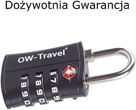 Zatwierdzone przez TSA zamki bagażowe OW-Travel 3-cyfrowa kłódka bezpieczeństwa, kłódki szyfrowe, zamek kodowy do walizki, zamek błyskawiczny, bagaż, torba, etui, plecak, szafka na siłownię, skrzynka na