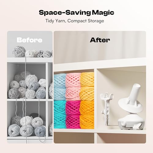 Image of Caydo Electric Yarn Winder M1, Effortless Yarn Organizer for Crochet Lovers