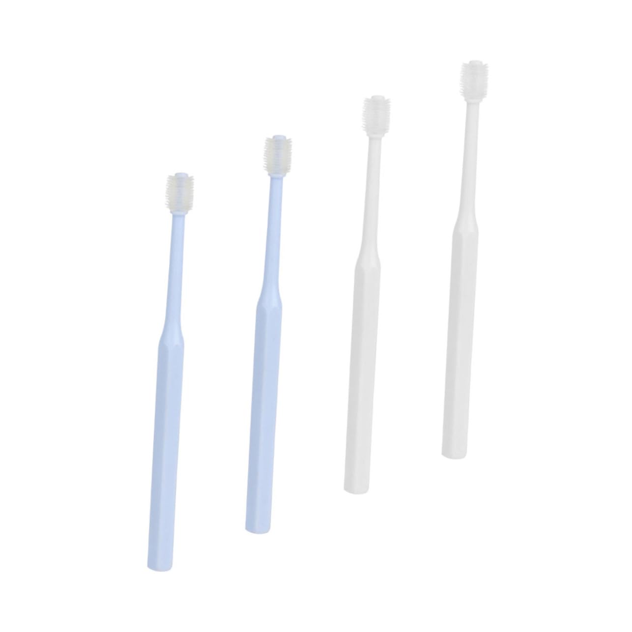Housoutil 12pièces Brosse à Dents Pour Animaux Brosse à Dents Pour Nettoyage Complet Cavité Buccale Des Chats Et Chiens Pratique De Soins Dentaires