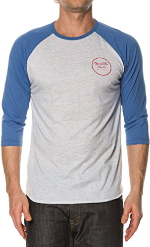 Brixton Men's Wheeler Three Quarter Sleeve T-Shirt