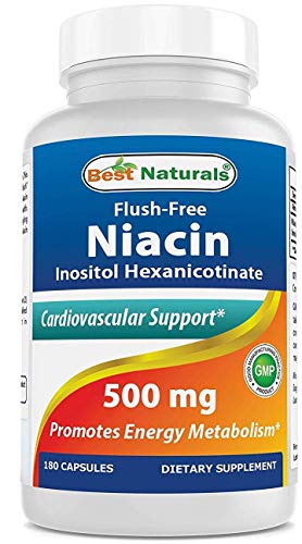 Best Naturals Niacin 500 Mg 180 Capsules