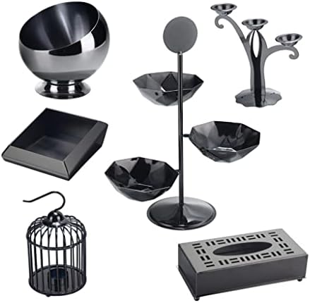 Stainless Steel Set Bar KTV Table Top Supplies Ice Bucket Paper Towel Rack Fruit Plate Ashtray image 2