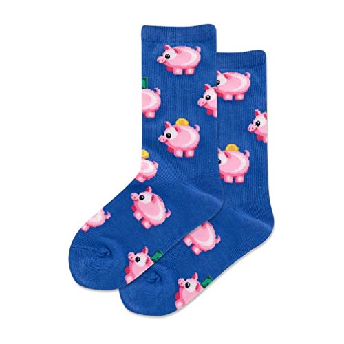 Hotsox - Calcetines para niños, talla pequeña/mediana - azul - Medium / Large