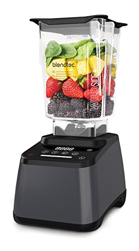Preisvergleich Produktbild Blendtec D625B4114A1A-A1AP1D Designer 625 Hochleistungsmixer / Blender, 2.66 liters, Schiefergrau