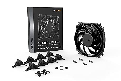 Image of be quiet! Silent Wings 4 120mm PWM High Speed 2500 RPM Premium Low Noise Cooling Fan | 4-Pin | BL094 (Pack of 4)