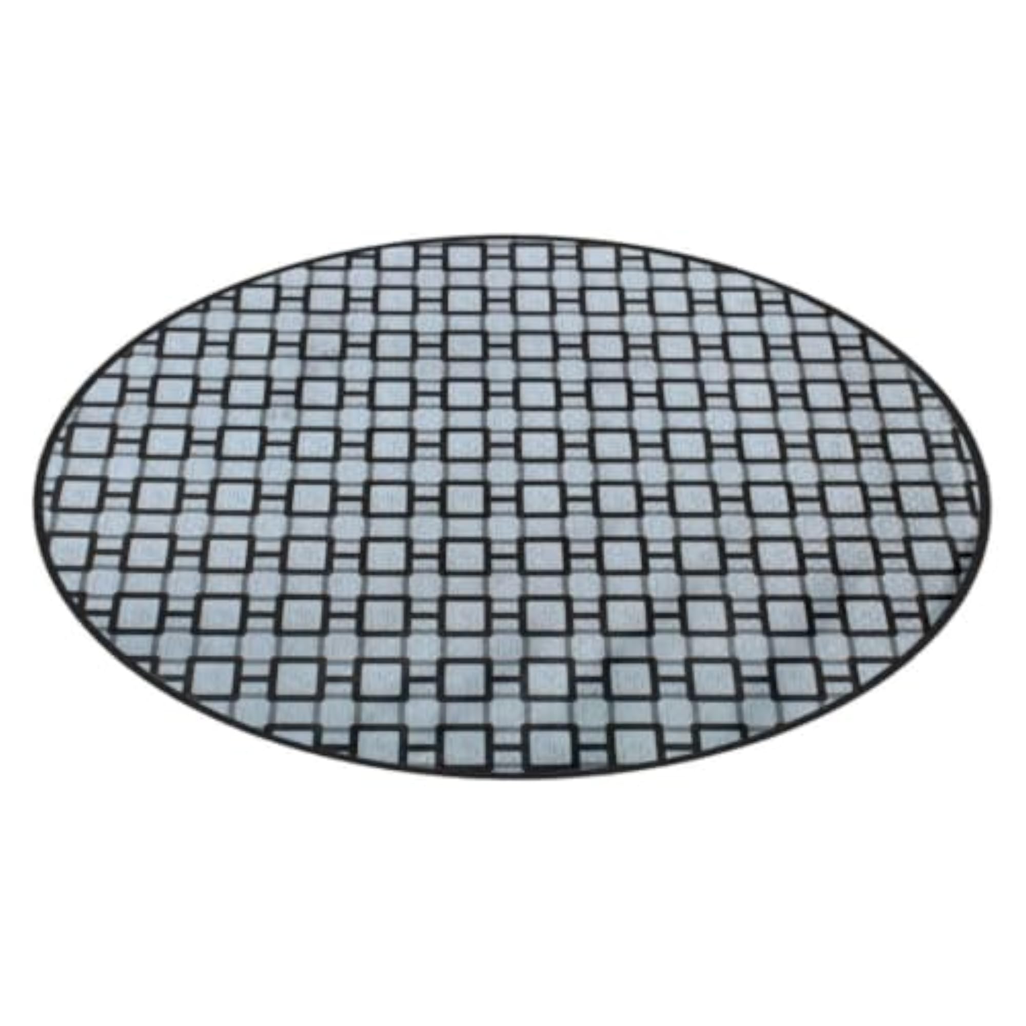 Waterproof Round Bed Protector Mat, 36 x 36 Inch