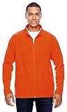 Team 365 Men's Campus Microfleece Jacket, 4XL, SPORT ORANGE