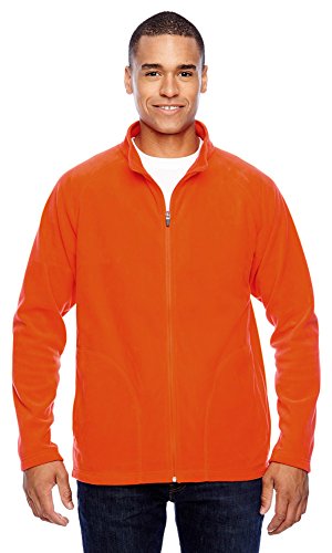 Team 365 Men's Campus Microfleece Jacket, 4XL, SPORT ORANGE