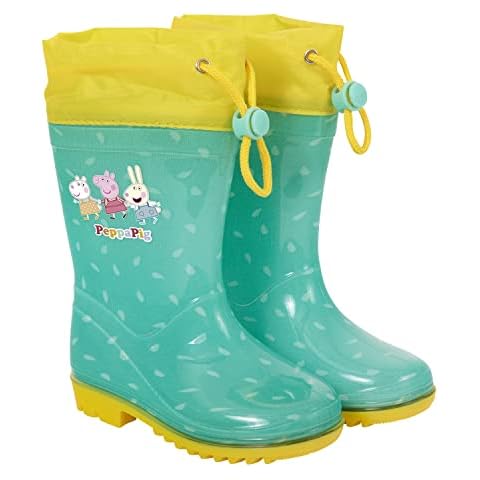 Botas de Agua Niño Niña Peppa Pig - Zapatos de Lluvia Impermeables con Suela Antideslizante Cover
