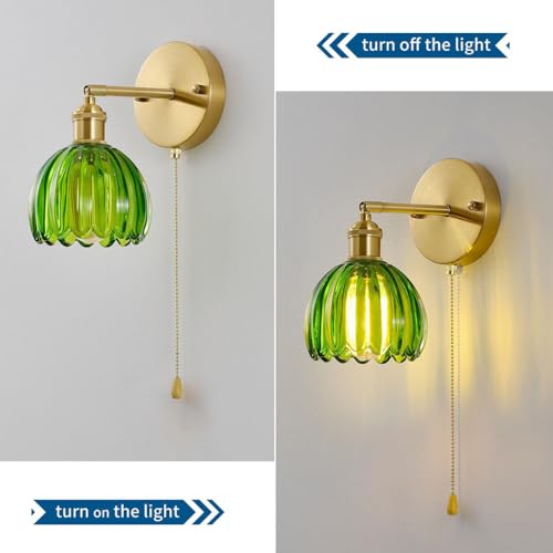 Apliques de Pared E27 de Diseño Nórdico con Foco Dorado Ajustable 4