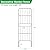 OUSHENG 38in (H) Decorative Garden Fence Fencing, 10ft (L) Rustproof Metal Wire Border Animal Barrier with Plastic Stakes for Dog Yard Patio Outdoor, Square