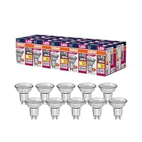Osram LED Star Value PAR16 Reflektor-Lampe mit 36 Grad Abstrahlwinkel, Sockel GU10, 2.6 Watt, Warmweiß (2700K), Ersatz für herkömmliche 35Watt-Spotlampen, 10er-Pack, Nicht Dimmbar