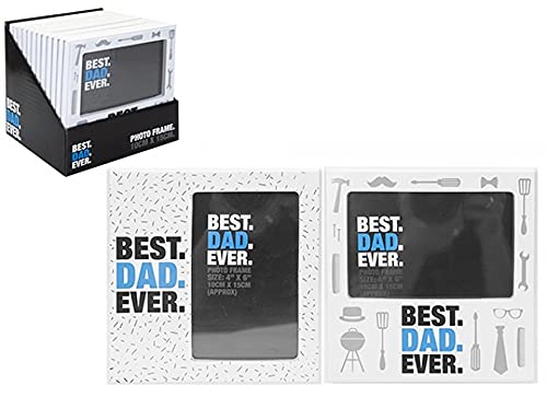 Marco de fotos para el día del padre - Best Dad Ever de mesa para papás, marido, novio en el día del padre (Best.Dad.Ever) Cover