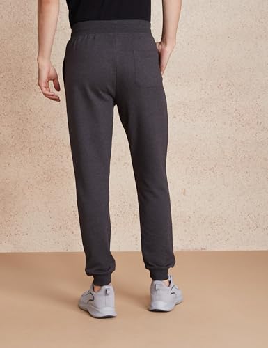 Image of Amazon Brand - Symbol Men's Cotton Rich Strechable Knit Terry Track Pants - Regular Fit