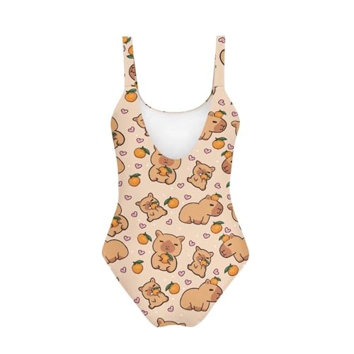 Image of Teens One-Piece Swimsuit Training Athletic Bathing Suits Quick Dry Beach Sport Swimwear Girls Dance Tank Leotards