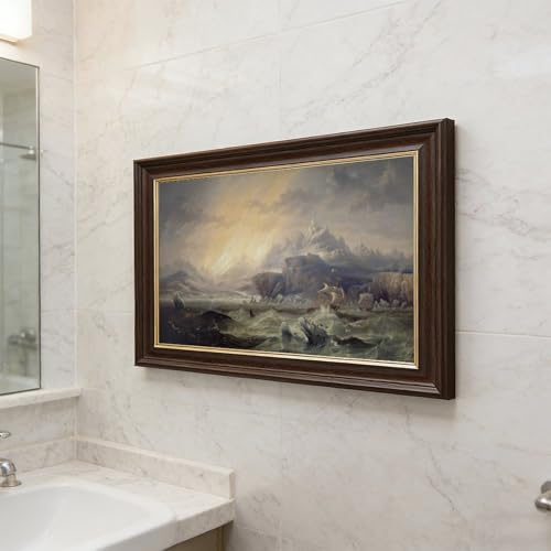 Impression sur toile HMS Erebus John Wilson Carmichael 50x76cm - 5