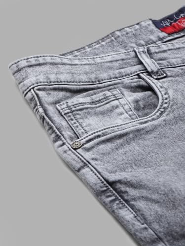 Image of Allen Cooper Slimmy Comfortable Mid Rise Denim Jeans for Men