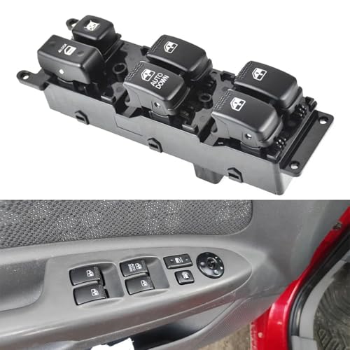 Bouton de lève-vitre électrique pour Kia Rio 2008 bloqué Solution Référence 93570-1G200 - 5