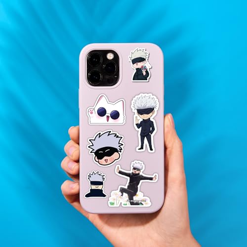 Image of Pack of 15 Cute Stickers for Laptops /Mobiles /Guitar /Journal etc. (Cute Gojo)