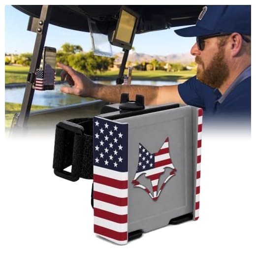 Strap Style Golf Cart Phone Holder, Golf Cart Phone Mount by Desert Fox