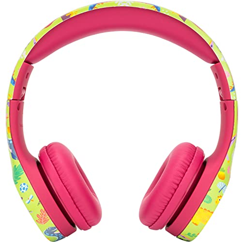 Image of Snug Play+ Kids Headphones - Volume Limited 93dB for Safe Listening - Foldable, Durable Headphones for Toddlers, Boys & Girls - Tangle-Free Cord - Ideal for Travel, School, Tablets - Dinosaurs