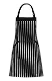 💓Unisex rayas negro y blanco deseño de moda se adapta a hombres y mujeres.