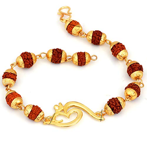Image of Mahi Rudraksh Bracelet for Men (PABR1100420PR)