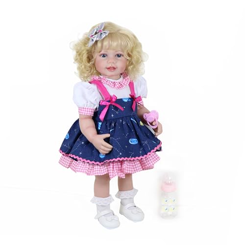 Muñeca Reborn Niño Realista de 22 Pulgadas miniatura 5