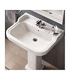 Flaminia Efi 6007LAT lavabo sospeso 64x52 monoforo, bianco latte