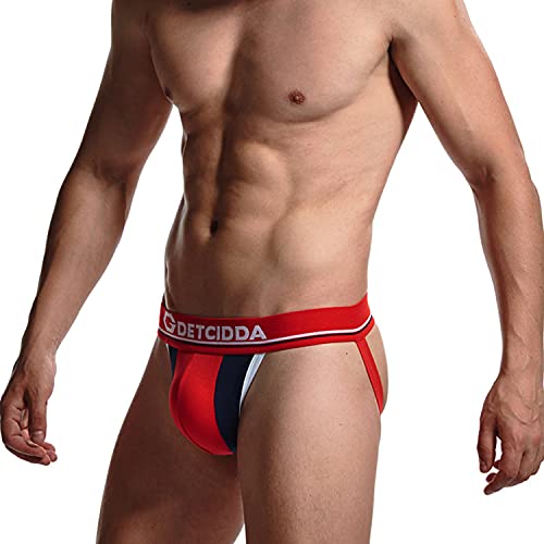 Elliptical Men's Sexy Jockstrap Underwear Cotton Brief Jock Strap Athletic Supporters4
