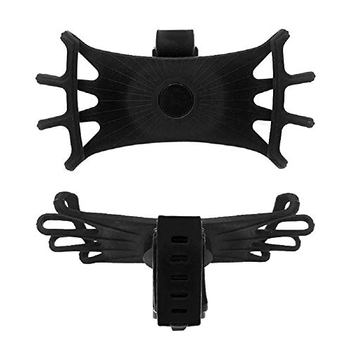 AWFAND Fietstelefoonhouder, 360 Â° rotatie Siliconen fietstelefoonhouder, Universele motorfietsstuurhouder Mobiele telefoonaccessoires geschikt voor 4-6 inch iPhone