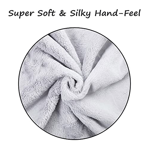 Home Brilliant Plush Mongolian Faux Fur Deluxe Suede Fluffy Sheepskin Oblong Rectangular Accent Throw Pillow Case Cushion Cover For Bed, 12X20 Inches, Grey #TOP2
