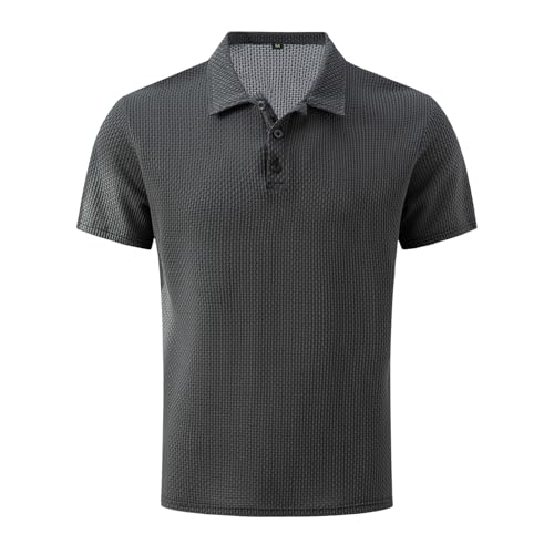 Polo à manches courtes homme anti transpiration coupe ajustée