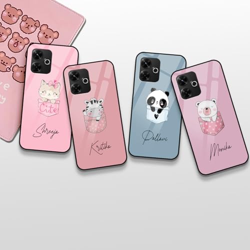 Image of COLORflow Back Cover Compatible with Redmi 13 5G / 4G / Poco M6 Plus 5G | Cute Pocket Cartoons Color Customized | Shockproof TPU Bumper with Camera Protection Back Cover