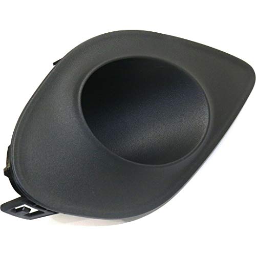 Image of DAT AUTO PARTS Front Right Fog Light Bezel Fits 2015-2023 Dodge Charger | Scat Pack and Hellcat, 2015-2018 SRT 392, RH Bumper Cover Trim, Black Textured Plastic, CH1039171, 68280428AA