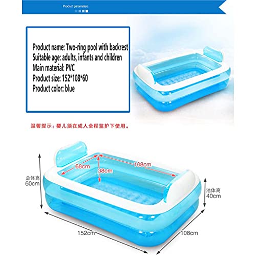 Bain à remous et bain à glace gonflable facile à installer de 152cm - 8