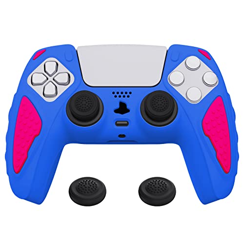 PlayVital Funda de Silicona para ps5 Carcasa de Goma Antideslizante para ps5 Control Protector Tacto