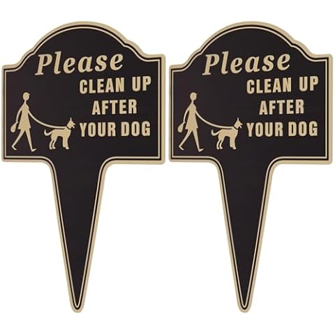 Foribyw Double Sided Dog Poop Sign Cover