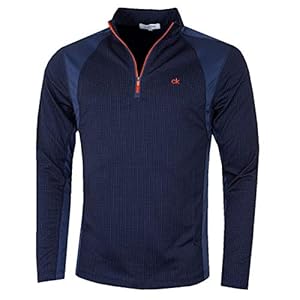 Calvin Klein Golf Micro Grid Half Zip Baselayer