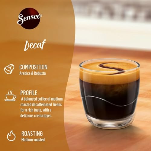 Senseo Coffee Pods, Decaf, 48 Count (Pack of 10) - 480 Pods
