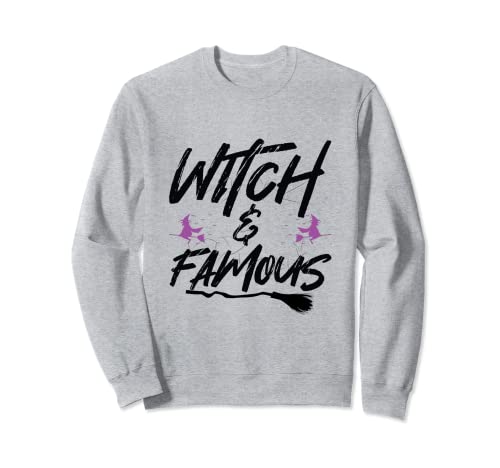 Fun Halloween Witches Women Costume Witch & Famous Sudadera