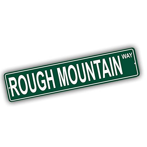 Brotherhood Aluminum Street Sign for Rough Mountain - Nevada Man Cave Decor
