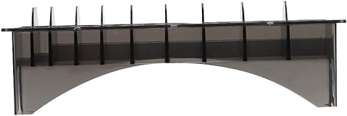 Miniatura 8 de Organizador de accesorios para el cabello, estuche de peluquería, protectores de cortadora, caja de almacenamiento de peine de guía, 10 rejillas,