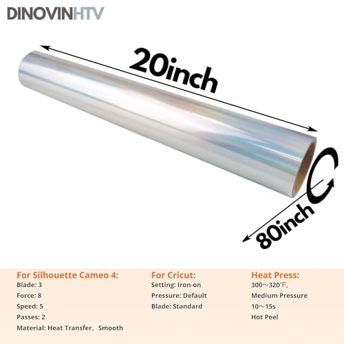 Image of Rainbow Spectrum HTV Vinyl Rolls | Heat Transfer Vinyl | 20inch x 80inch | PU for Shirts | Metallic Finish | Soft Touch | Iron on Vinyl for Cricut & Cameo | Easy to Cut & Weed for HTV Design
