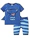 Produktbild Schiesser Baby-Jungen Anzug kurz 2-teilig Zweiteiliger Schlafanzug, Blau (atlantikblau 899), 62