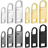 Reisetasche Abzieher Schnalle Ersatz aus legiertem Metall, rostfrei und für Kofferreparatur und Nähen Handwerksprojekte (schwarz S)