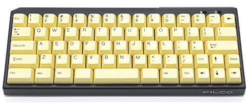 FILCO Majestouch MINILA Air CHERRY MX 黒軸 67キー 英語配列 2色成型キーキャップセット(カスタード) コンパクト US ASCII Bluetooth無線接続