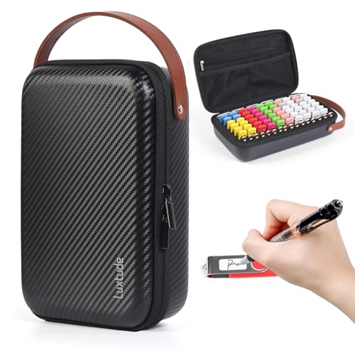 Boîte de rangement USB Luxtude rigide pour 76 clés et 12 cartes SD